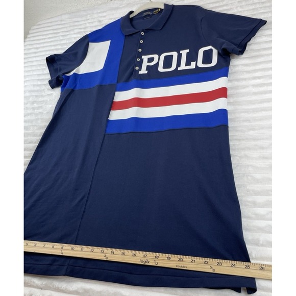 POLO Ralph Lauren Women's Mini Shirt Dress Size XXL Preppy Old Money - Picture 7 of 15